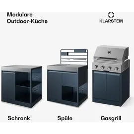 Klarstein WaldChef Gasgrill schwarz