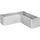 Biohort Belvedere Mini L150 152 x 152 x 45 cm silber-metallic