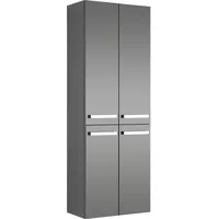 Pelipal Hochschrank Fokus 4005 Lack steingrau Hochglanz, Breite 60