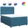 vidaXL Boxspringbett 140 x 200 cm Blau