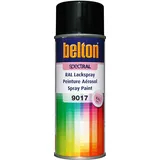 Kwasny belton spectRAL Lackspray RAL 9017 verkehrsschwarz, glänzend, 400 ml - Profi-Qualität