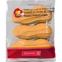 Brunnen Radiergummis Erdnuss beige, 3 St.
