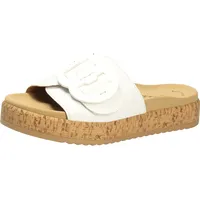 Gabor Plateau Pantolette weiß 37 EU