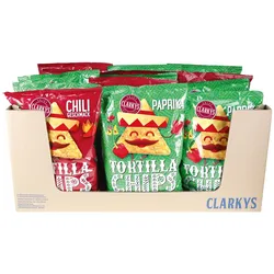Clarkys Tortilla Chips 300 g, verschiedene Sorten, 15er Pack