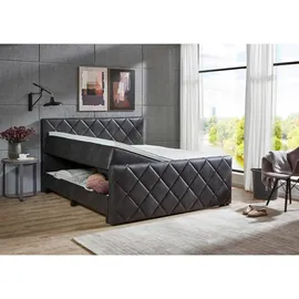 Z2 Boxspringbett - grau