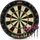 CARROMCO STEELDARTBOARD SUPERPLAY, BRISTLE