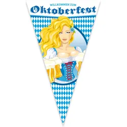 Oktoberfest Wimpel Bier Liesl 1,5m x 90cm