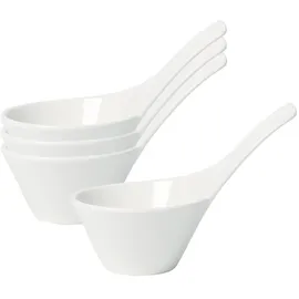 Villeroy & Boch Dipschälchen NewWave 40 ml 4-tlg. weiß