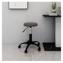 vidaXL Bürostuhl Drehbar Samt Dunkelgrau