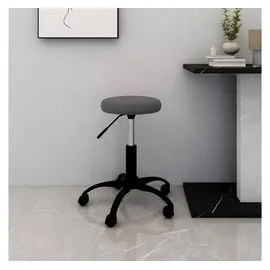 vidaXL Bürostuhl Drehbar Samt Dunkelgrau