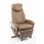 HappyHome Elektrischer Massagesessel HWP09-HBR hellbraun Lederoptik