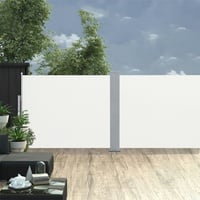 vidaXL Ausziehbare Seitenmarkise 1,4 x 10 m creme