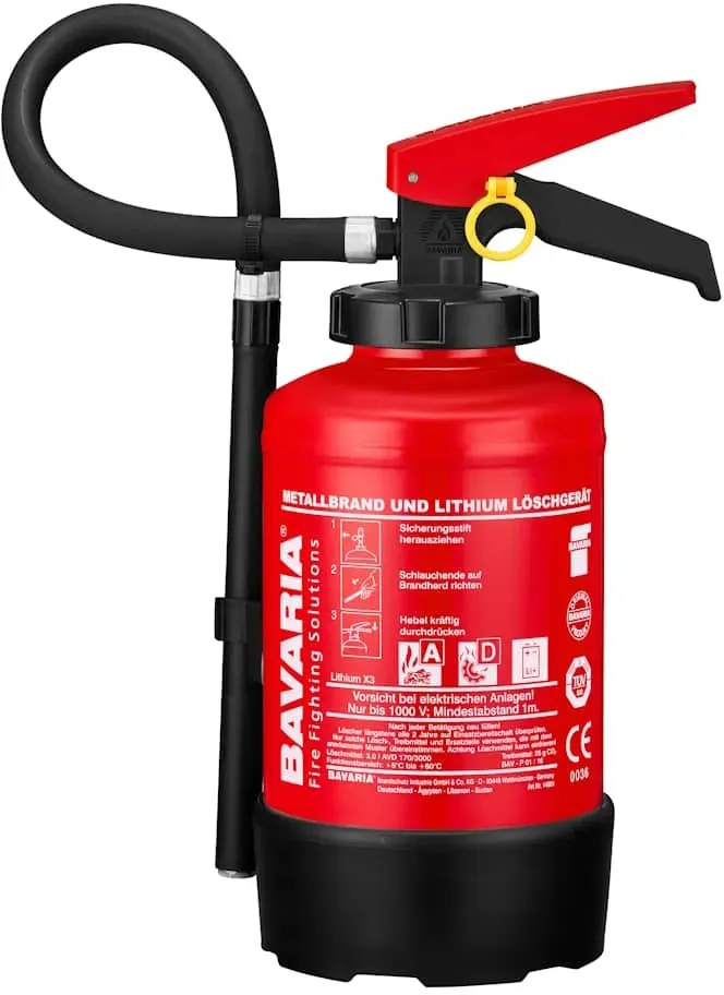 Bavaria Lithium X3 - 3l - Lithium-Auflade-Feuerlöscher