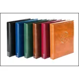 Lindner-3109-B-MÜNZALBUM-Half-Penny-Ringbinder-Blau-leer-zum-selbst-befüllen