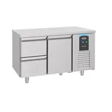 CombiSteel Kühltisch -2/+8°C 1 Tür 2 Schubladen 1400x700x850mm
