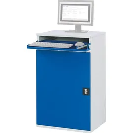 Rau Schrank Metall 65 cm blau abschließbar
