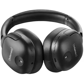 Intenso Over-Ear TWS True Wireless Kopfhörer Bluetooth 5.3, Hybrid Active Noise Cancelling ANC, Transparency Modus, Musik Modus, Passiver Modus