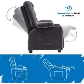 MCombo Kindersessel mit Liegefunktion und Getränkehaltern – Modell 7355