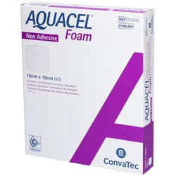 AquacelTM Foam nicht haftender Verband 15x15 cm