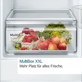 Bosch Serie 2 KGN33NLEB Kühl-Gefrierkombination (282 l, 1760 mm hoch, Edelstahl)