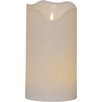 Star Trading LED-Kerze Flamme Grand 30 cm weiß