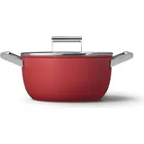 Smeg CKFC2411RDM Kochtopt 24 cm rot