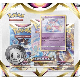 Pokémon Pokemon Schwert & Schild 3-Pack Blister Strahlende Sterne 3er Glaziola oder Folipurba DE