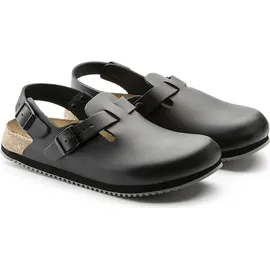 Birkenstock Clog Tokio Super Grip, Naturleder, schwarz, Weite normal, Größe 40
