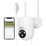 PESAIR 4G LTE Überwachungskamera Aussen mit SIM Karte, 2K PTZ 360° IP Kamera Ohne WLAN Outdoor mit FarbNachtsicht, AI Personenerkennung und 2-Wege-Audio, IP66 Wasserdicht