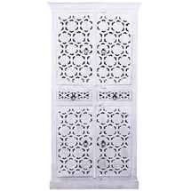 Marrakesch Orient & Mediterran Interior Highboard Vintage 180 x 0 x 0 cm Weiß