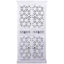 Marrakesch Orient & Mediterran Interior Highboard Vintage 180 x 0 x 0 cm Weiß