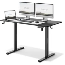 SENSE7 elektrisch 120x60 cm, Schwarz