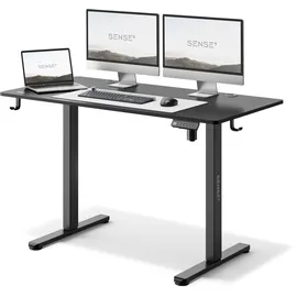 SENSE7 elektrisch 120x60 cm, Schwarz
