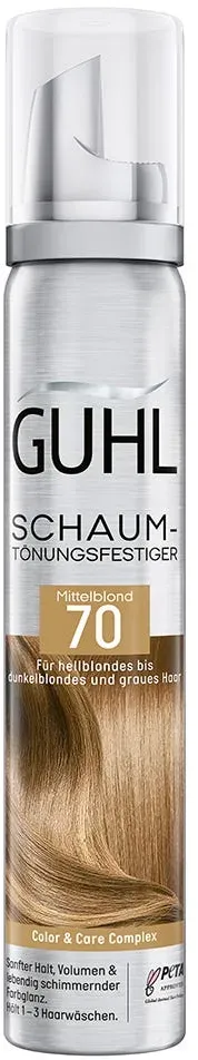 Preisvergleich Produktbild Guhl Schaum-Tönungsfestiger 70 Mittelblond 100 ml