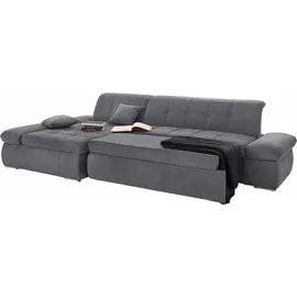 DOMO collection Ecksofa DOMO COLLECTION "NMORIC XXL, 300x172x80cm, L-Form", grau, B:300cm H:80cm T:172cm, Chenille (85% Polyester, 15% Acryl);Luxus-Microfaser (100% Polyester);Struktur ( 100% Polyester);Microfaser PRIMABELLE (100% Polyester), Sofas, Ecksofa, wahlweise