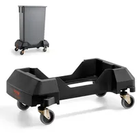 Vevor Mülltonnenwagen 60,6/87 l Schwarz