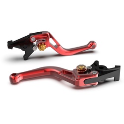 LSL Kupplungshebel BOW L66R, kurz, rot/gold, gold