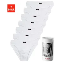 s.Oliver Wochenration in einer Dose Slip weiss S 7er Pack