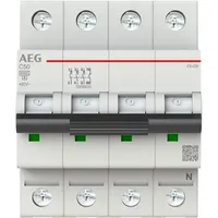 AEG EN63NC50 EN63N C50 Leitungsschutzschalter 6kA, C-Charakteristik, 50A, 3P+N