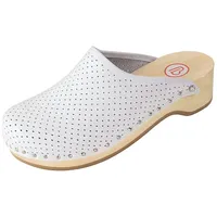 Berkemann Standard-Toeffler Clogs Unisex-Erwachsene, Weiß (weiß 100), 39.5 EU (Herstellergröße: 6 )