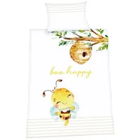 Herding babybest Bettwäsche Biene, Kopfkissenbezug ca. 40 x 60