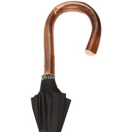 Bugatti Herren Regenschirm schwarz, schwarz, NOS