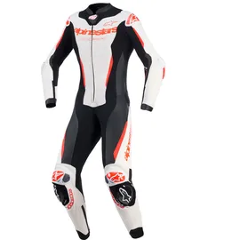 Alpinestars Stella Gp-r7 Lederkombi - Weiß/Schwarz/Neon-Rot / 48
