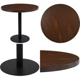 Bistrotisch Dunkelbraun 80 cm mdf - Esstisch - Bistrotisch - Wohnzimmertisch - Holztisch - mdf Tisch - Home & Living