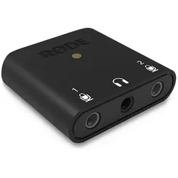 RODE RØDE AI-Micro, Desktop, 2 x 3.5mm auto-sensing TRS/TRRS, 3.5mm TRS headphon