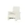 HIMOLLA Fernsehsessel 6001 Leder 81 x 98 x 86 cm Creme mit Kopfteil