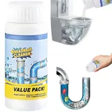 Abflussfrei Extrem Stark, Hochwirksamer Aktivschaum Gegen Verstopfungen, Velorin Rohrreiniger Für Küche, Bad, Toilette & Balkon Alle Rohre (1 Flasche)