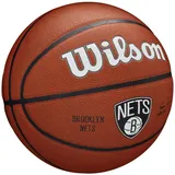 Wilson Basketball Team Alliance Brooklyn Nets Indoor/Outdoor, Mischleder, Größe: 7