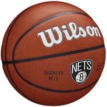 Wilson Basketball Team Alliance Brooklyn Nets Indoor/Outdoor, Mischleder, Größe: 7