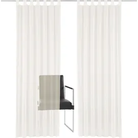 OTTO home Gardine OTTO HOME "XANA" Gr. 1, weiß, B:145cm H:145cm, Voile, Polyester, Gardinen, Gardine, Bestseller, einfarbig, 1 Schal, pflegeleicht, preiswert